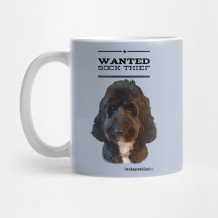 Cockapoo / Doodle Dog Sock Thief Mug